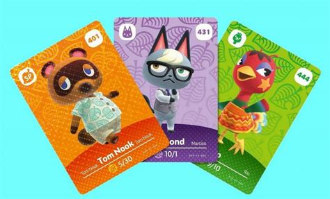 animal crossing amiibo cards website